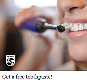 Free Sonicare Toothpaste Samples