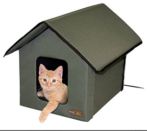 Outdoor Kitty House (Heated & Unheated) Just $35.00 (Reg $116)