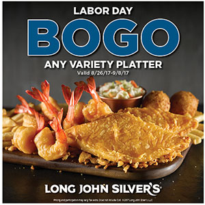 Long John Silver’s: BOGO Variety Platter – Ends 9/8