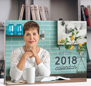 Free 2018 Joyce Meyer Wall Calendar
