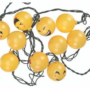 Holiday Time Smile Face Lights Just $3.00