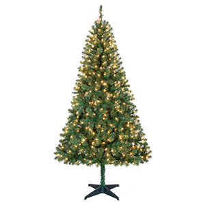 Holiday Time Pre-Lit 6.5′ Christmas Tree Just $39.00