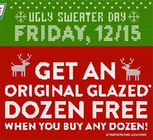 Krispy Kreme: BOGO Free Dozen – Dec 15th