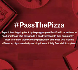 Papa John’s: Pass The Free Pizza