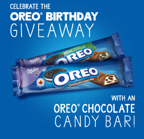 Free Oreo Candy Bar