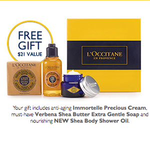 L’Occitane: Free Gift In-Store