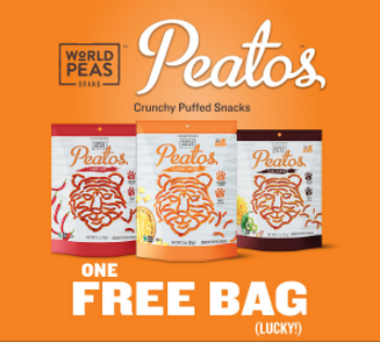 Free Bag of Peatos Puffed Snacks