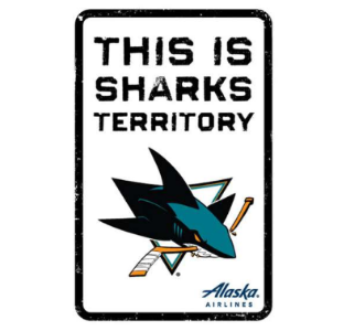 Free San Jose Sharks Mini Sign