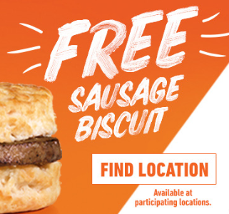 Hardee’s: Free Sausage Biscuit – April 15