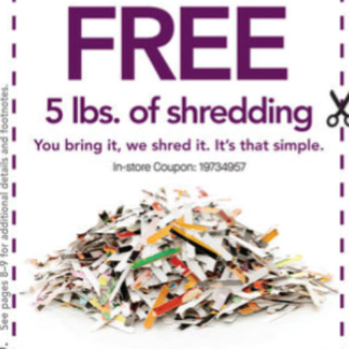 Office Depot & OfficeMax Free Shredding « Free 4 Seniors