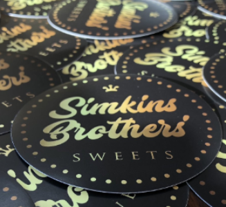 Free Simkins Brothers’ Sweets Stickers