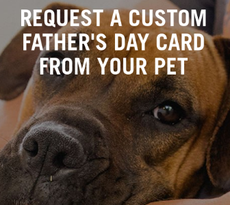 Free Father’s Day Card from Your Pet
