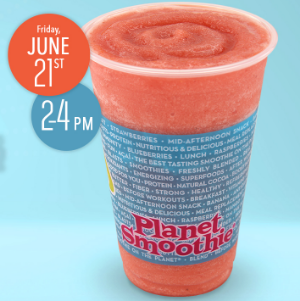 Planet Smoothie: Free Mediterranean Monster Smoothie – June 21