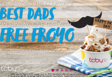 Free Froyo @ TCBY on Father’s Day