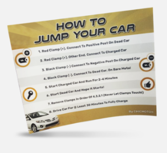 Free “How to Jump Your Car” Sticker