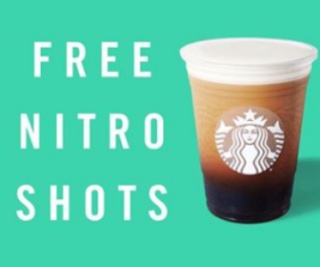 Starbucks: Free Nitro Cold Brew Shots – Aug 2nd