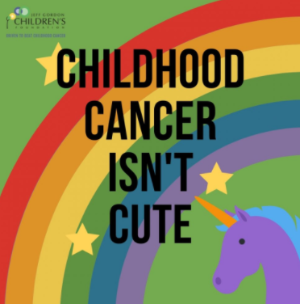 Free Childhood Cancer Isn’t Cute Sticker