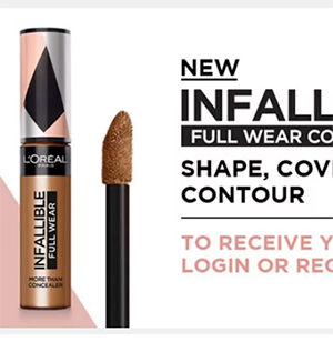 Free L’Oreal Infallible Concealer Samples