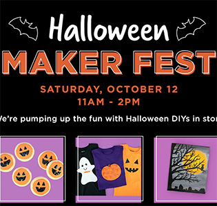 Michaels: Halloween Maker Fest – Oct 12