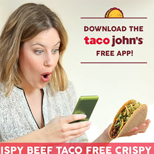 Taco John’s: Free Taco – Oct 4th