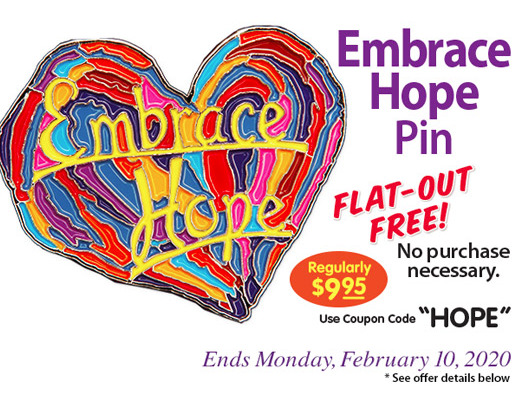 Free Penzeys Embrace Hope Pin