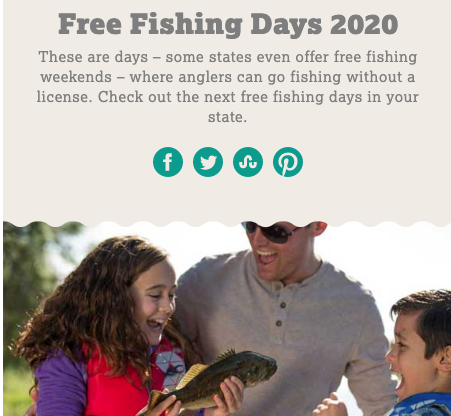 Free Fishing Days 2022