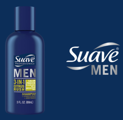 Free Suave Men 3-IN-1 Sample