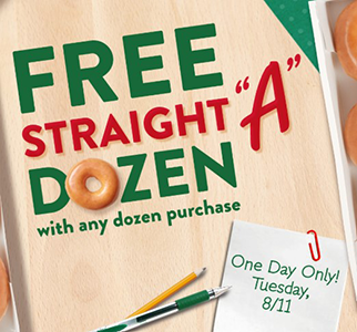 Krispy Kreme: Free Doughnuts for Teachers
