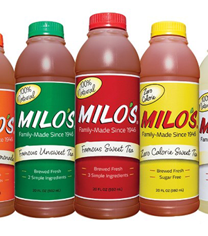 Free Milo’s 20oz Tea or Lemonade