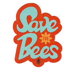 Free Save The Bees Sticker