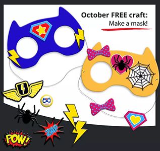 JCPenney: Free Mask Craft – Oct 10th