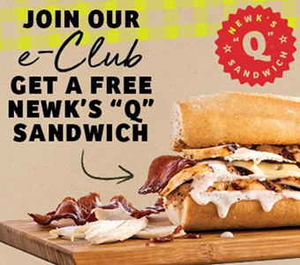 Free Newk’s “Q” Sandwich