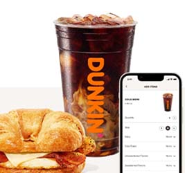 Dunkin’: Free Medium Iced Coffee