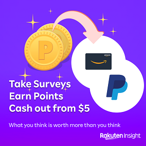 Ready to get rewarded for your opinions? Join Rakuten Insight