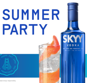 Host the Ultimate Summer Party with SKYY Vodka
