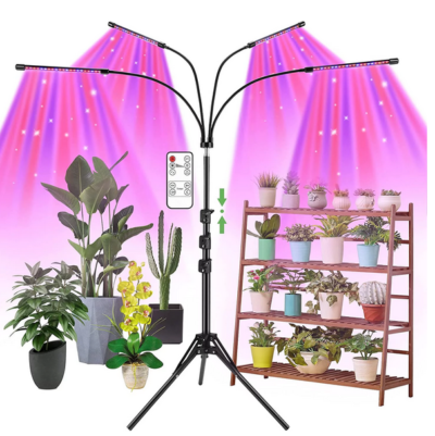 Save Big on Plant Growth with Walmart’s Exclusive Deal on 4-Head LED Grow Light