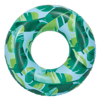 Bluescape Blue Tropical Inflatable Swim Tube - Walmart offer
