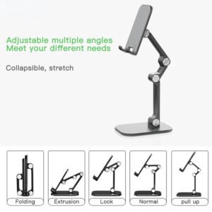 Three Sections Foldable Desk Mobile Phone Holder - Unbeatable Deal on AliExpress