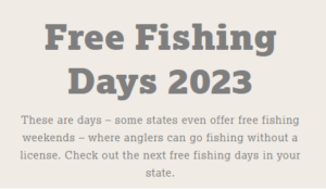National Fishing and Boating Week 2023