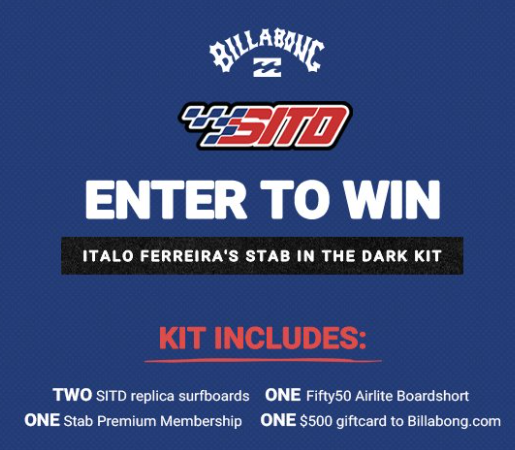 Enter the Billabong Sweepstakes for a Chance to Win