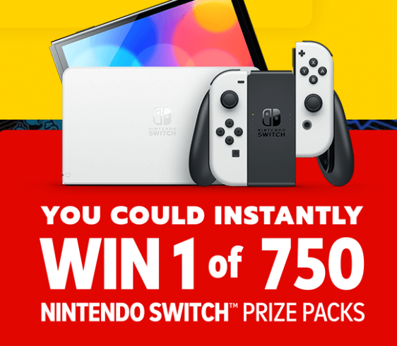Win a Nintendo Switch with Lunchables!