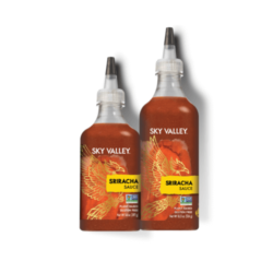 Claim your FREE bottle of Sky Valley Sriracha Sauce