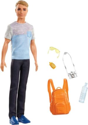 Barbie Ken Doll & 5 Travel-Themed Accessories: A Must-Have for $11.49