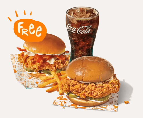 Buy One Chicken Sandwich Combo, Get One A La Carte Chicken Sandwich FREE