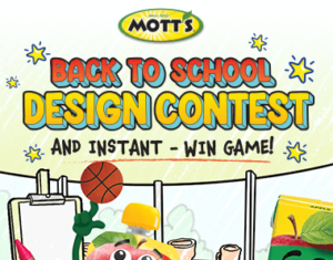 2023 Mott’s Back to School Design Contest
