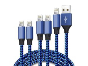 (5 Pack) Nylon Braided Lightning Charging Cables at just $9.99