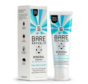 Free Sample of Bare Republic Mineral SPF 30 Face Sunscreen Gel-Lotion