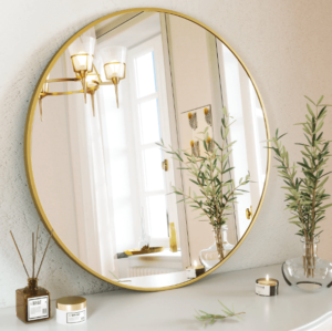 BEAUTYPEAK 20″ Wall Mirror Bathroom Mirror Wall $35 on Walmart