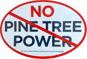 Free No Pine Tree Power Sticker