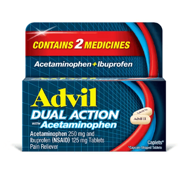 Free sample of Advil Dual Action